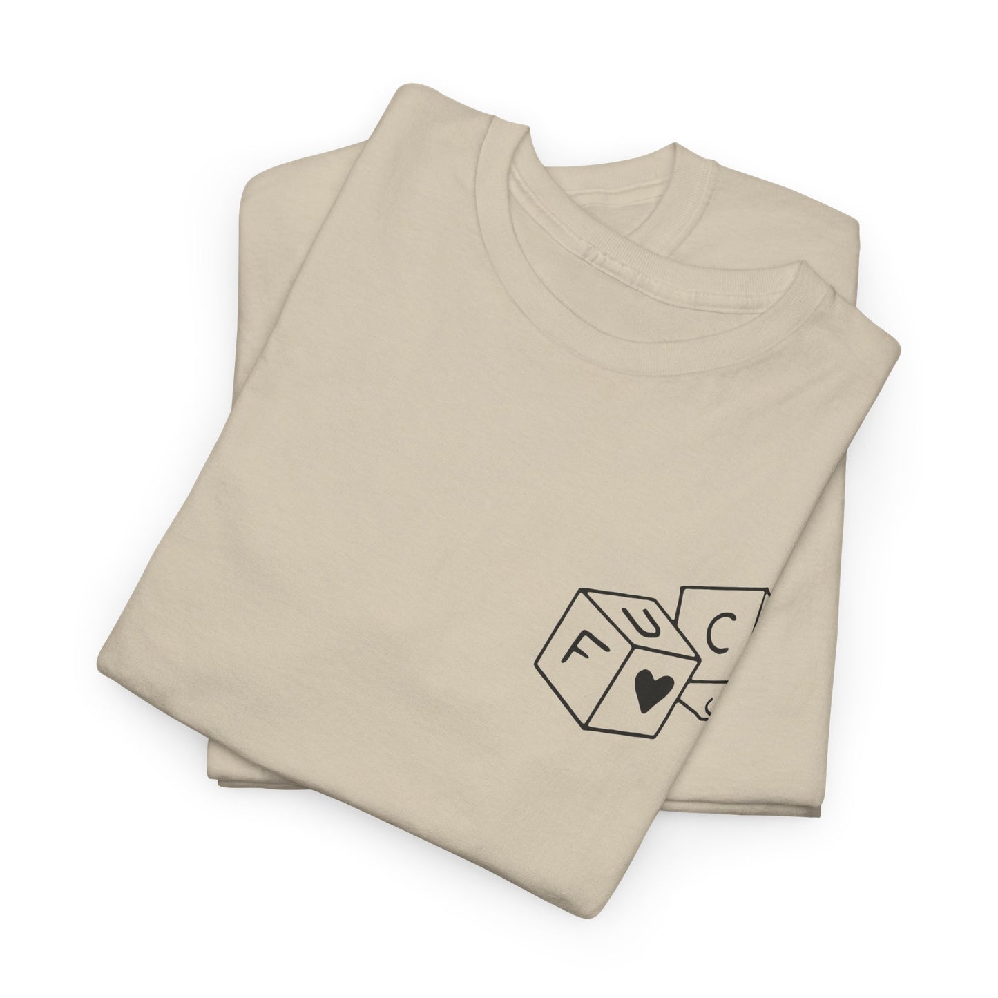 "The_dice" Heavy fabric T-Shirt