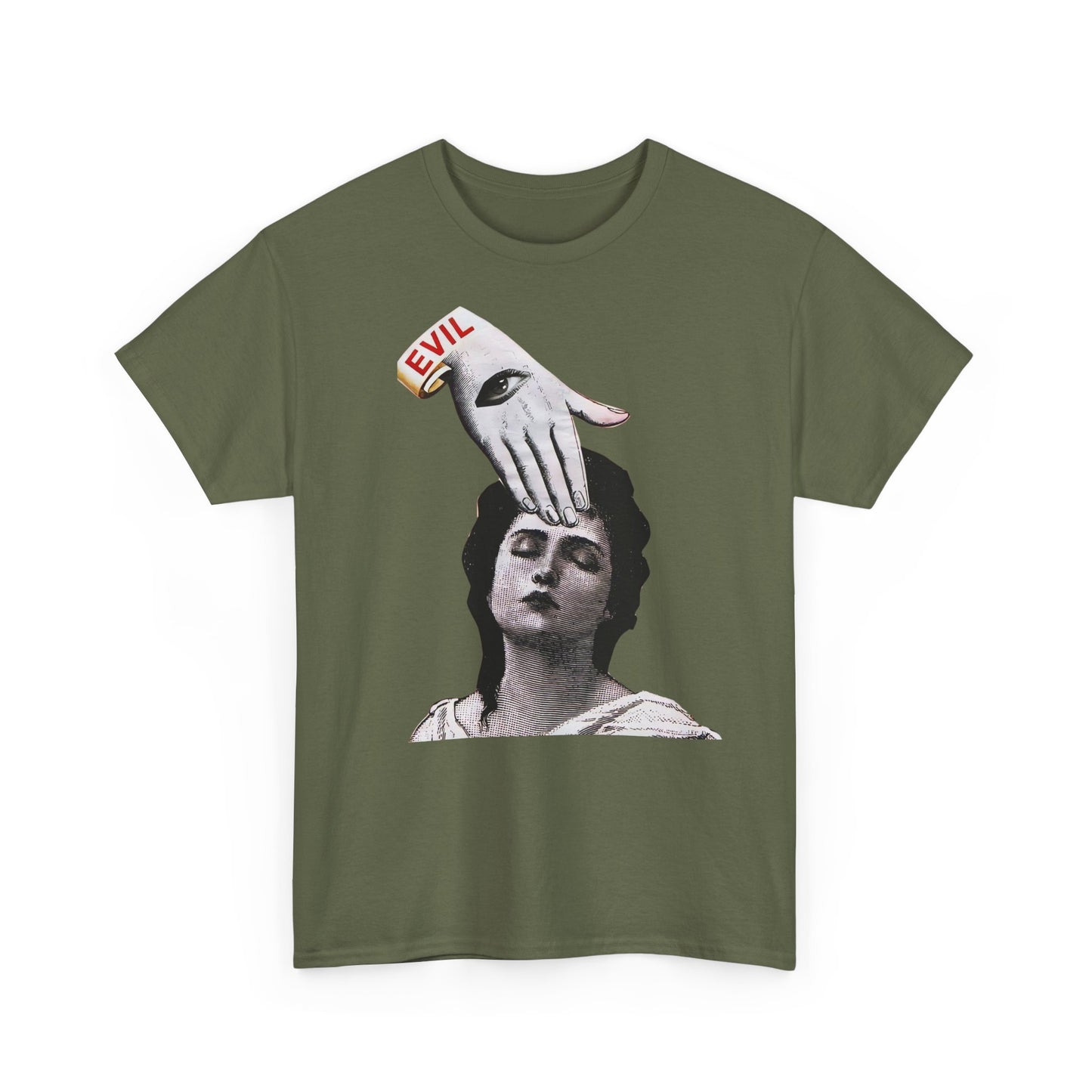 "Evil_mind" Heavy fabric T-Shirt