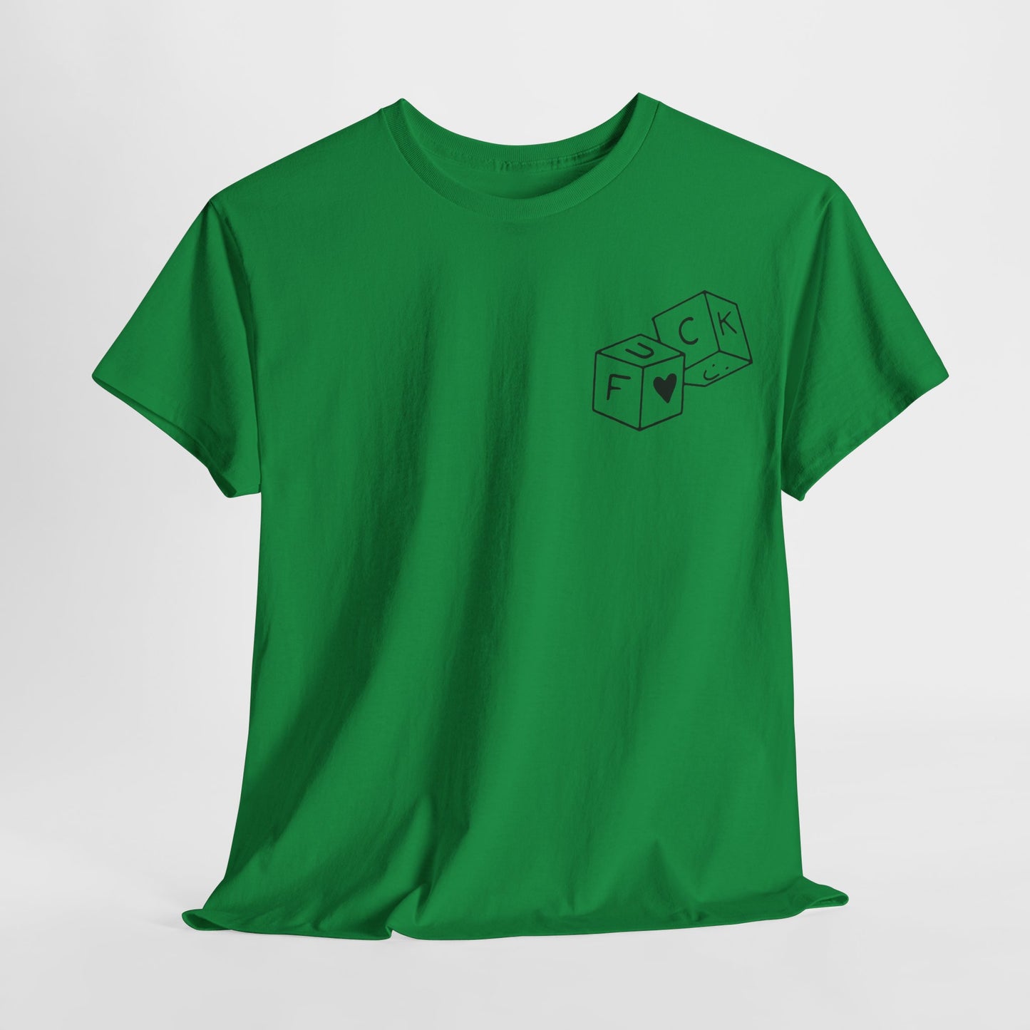 "The_dice" Heavy fabric T-Shirt