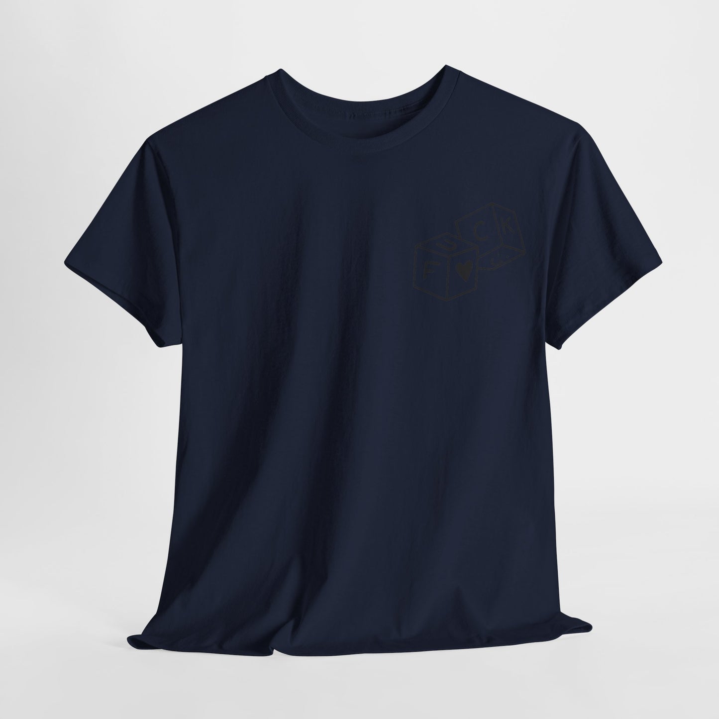 "The_dice" Heavy fabric T-Shirt
