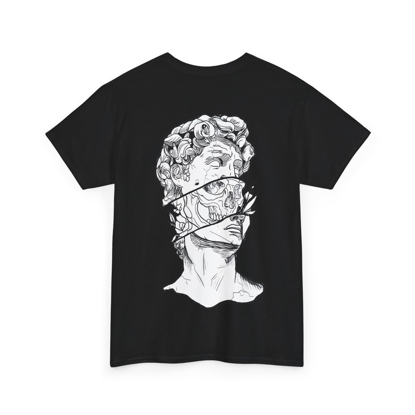 "Leo_Skull" Back Heavy fabric T-Shirt