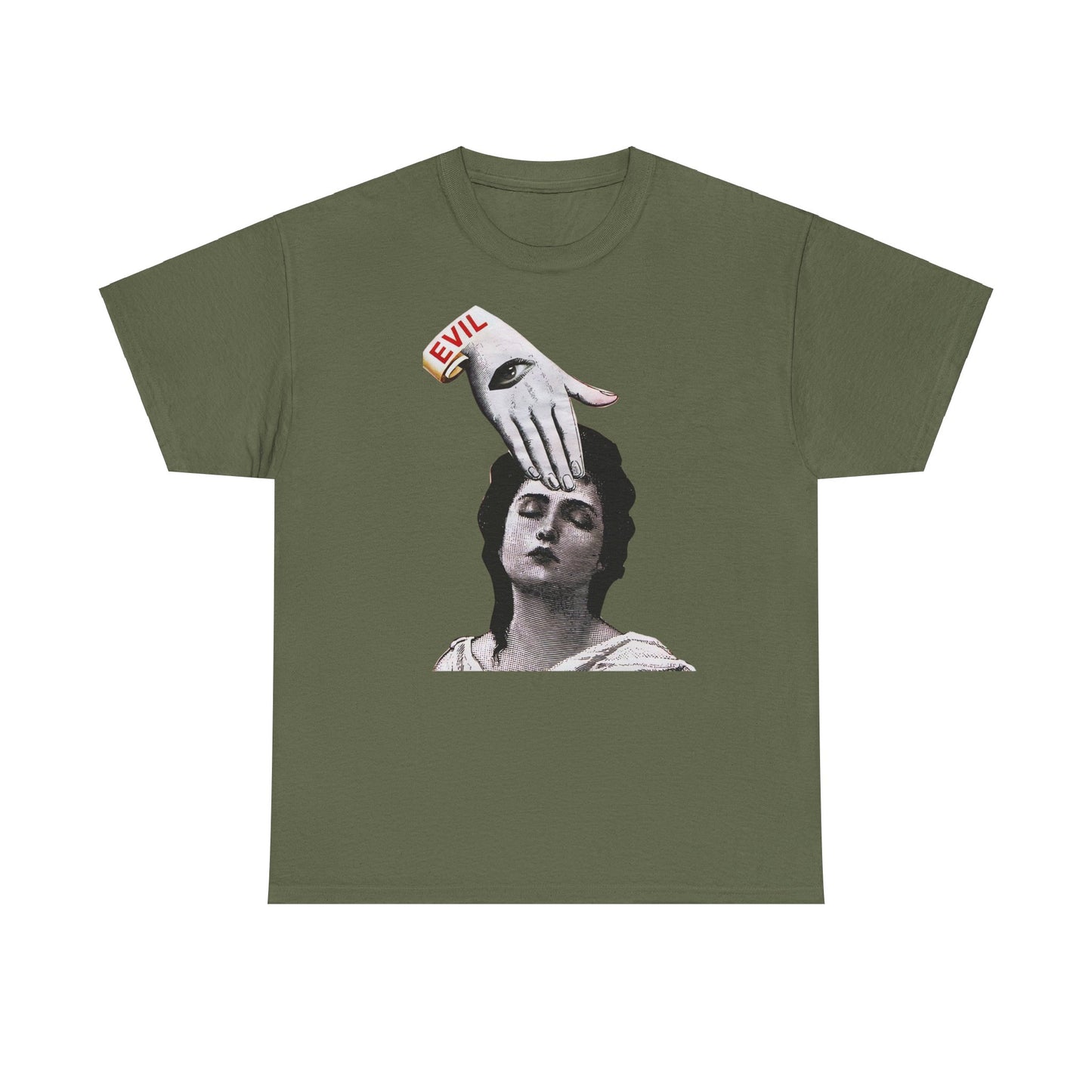 "Evil_mind" Heavy fabric T-Shirt