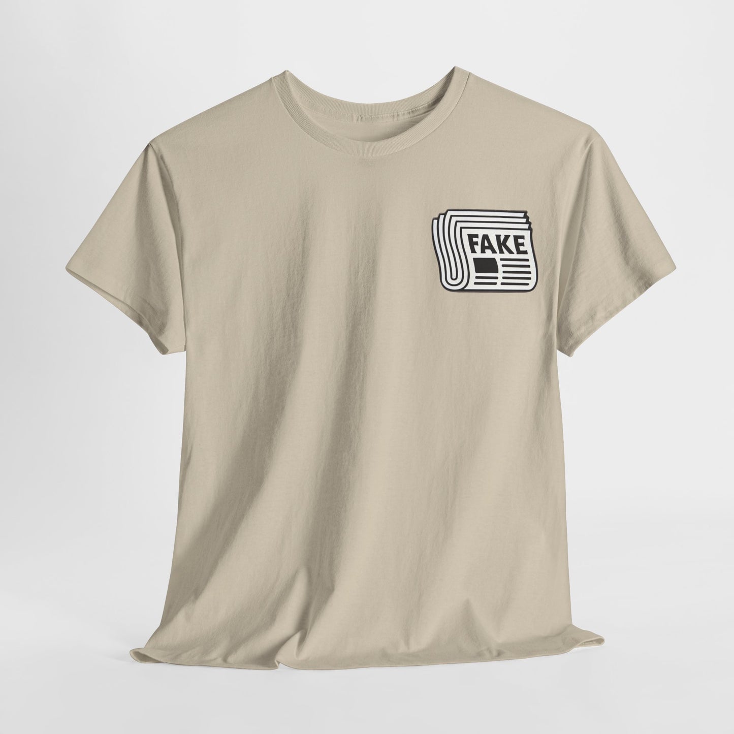 "Fake_news" Heavy fabric T-Shirt