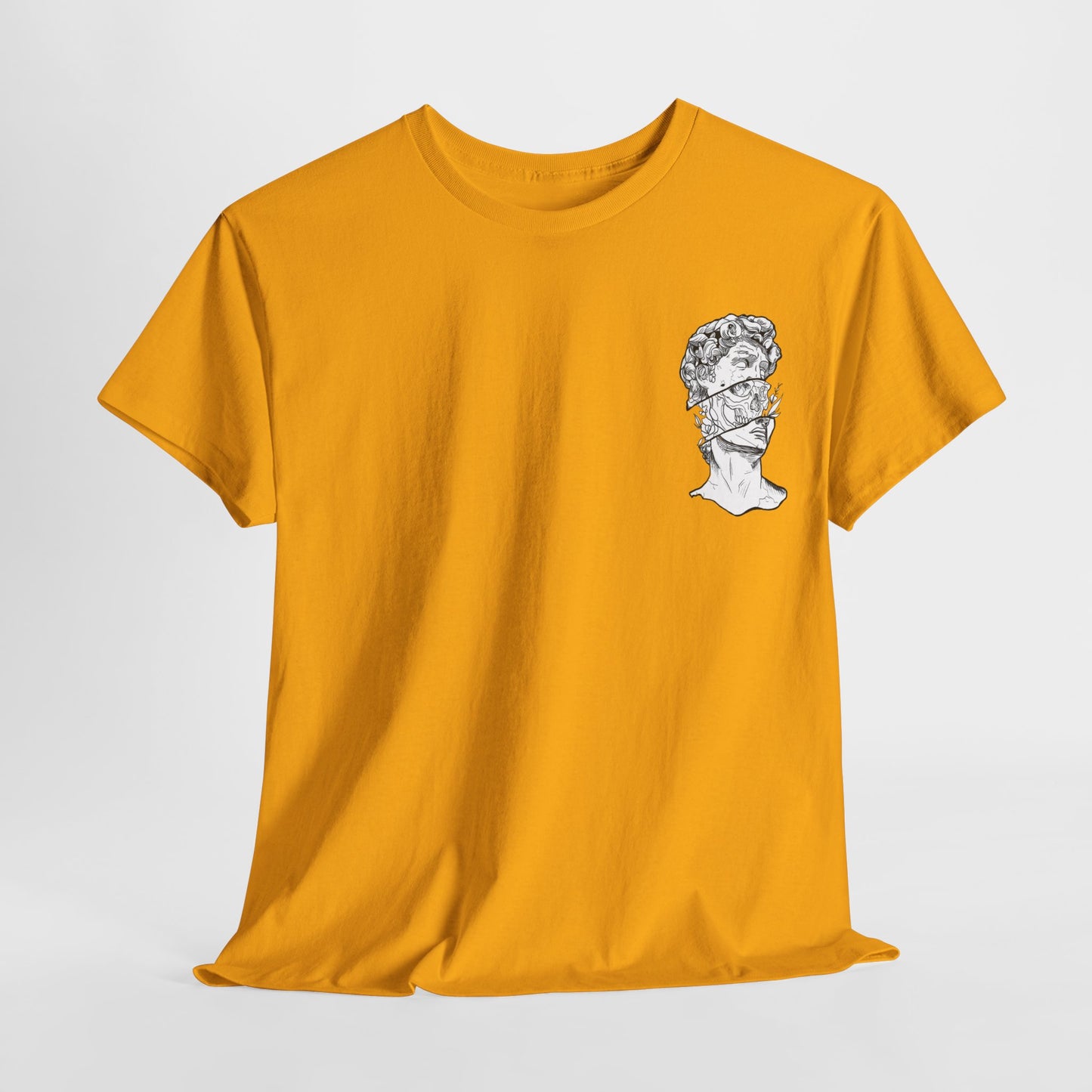 "Leo_Skull" Back Heavy fabric T-Shirt