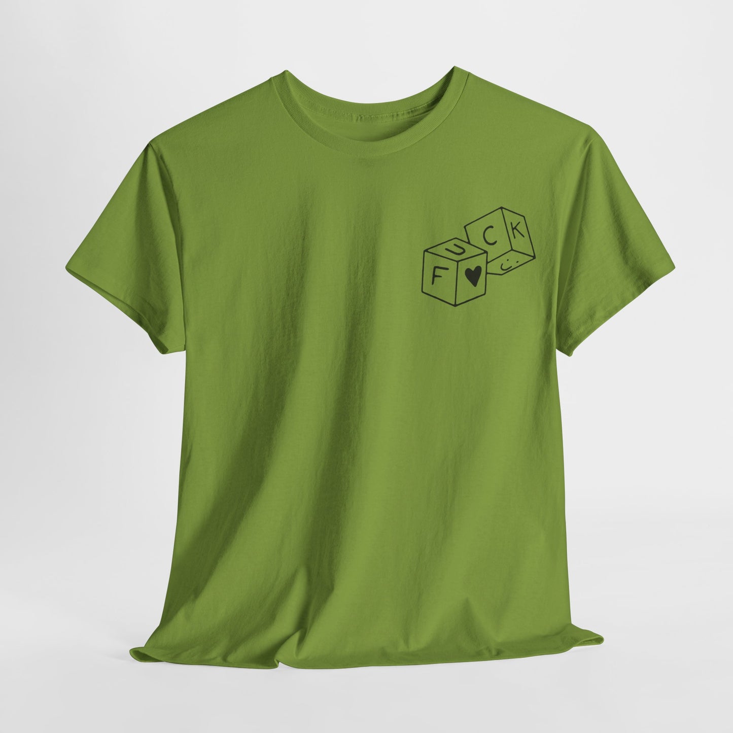 "The_dice" Heavy fabric T-Shirt