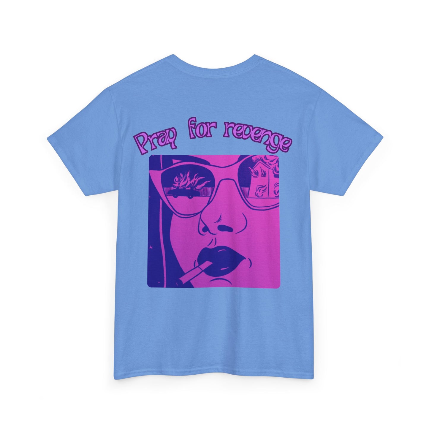 "Pray" Back print Heavy fabric T-Shirt