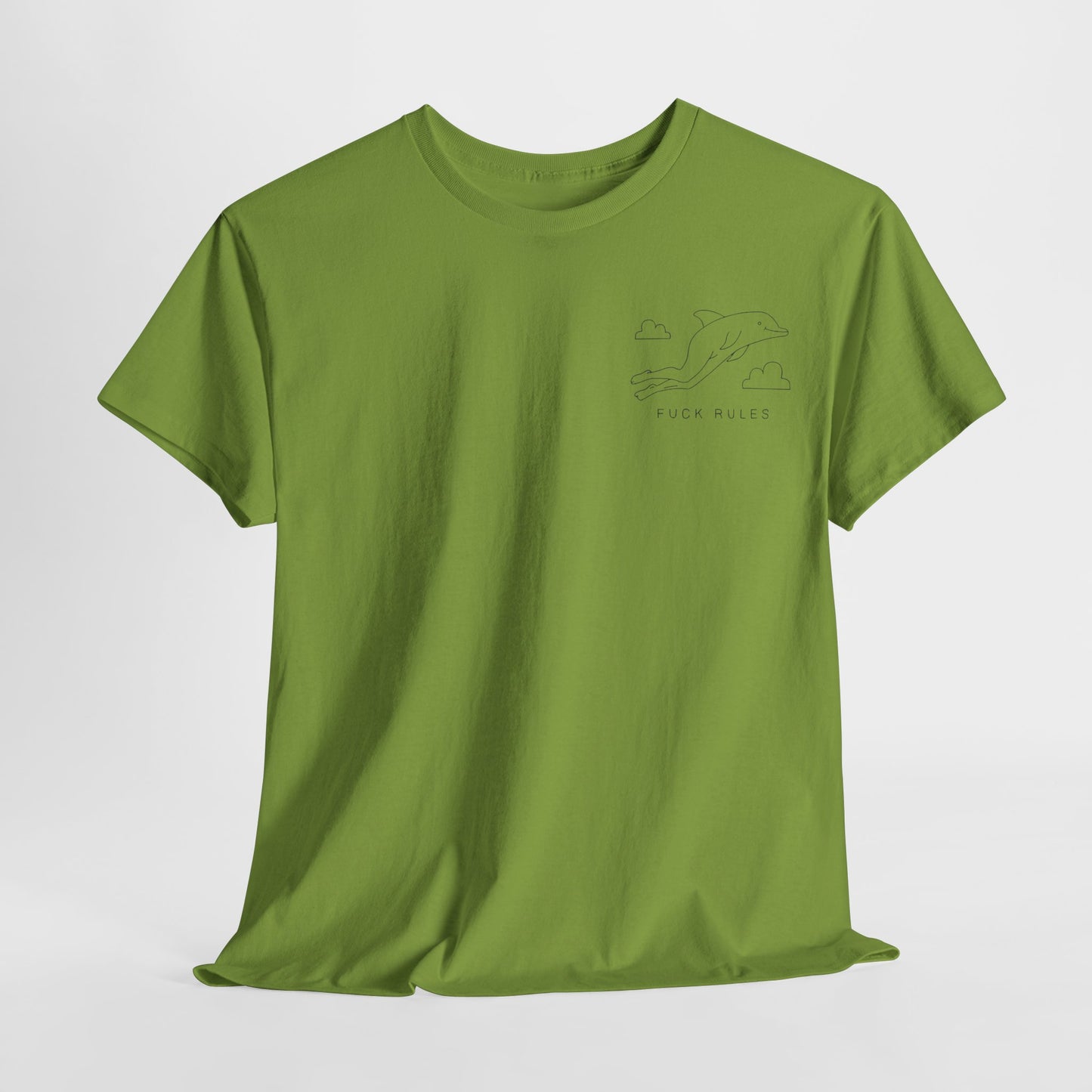 "Fuck_rules" Heavy fabric T-Shirt