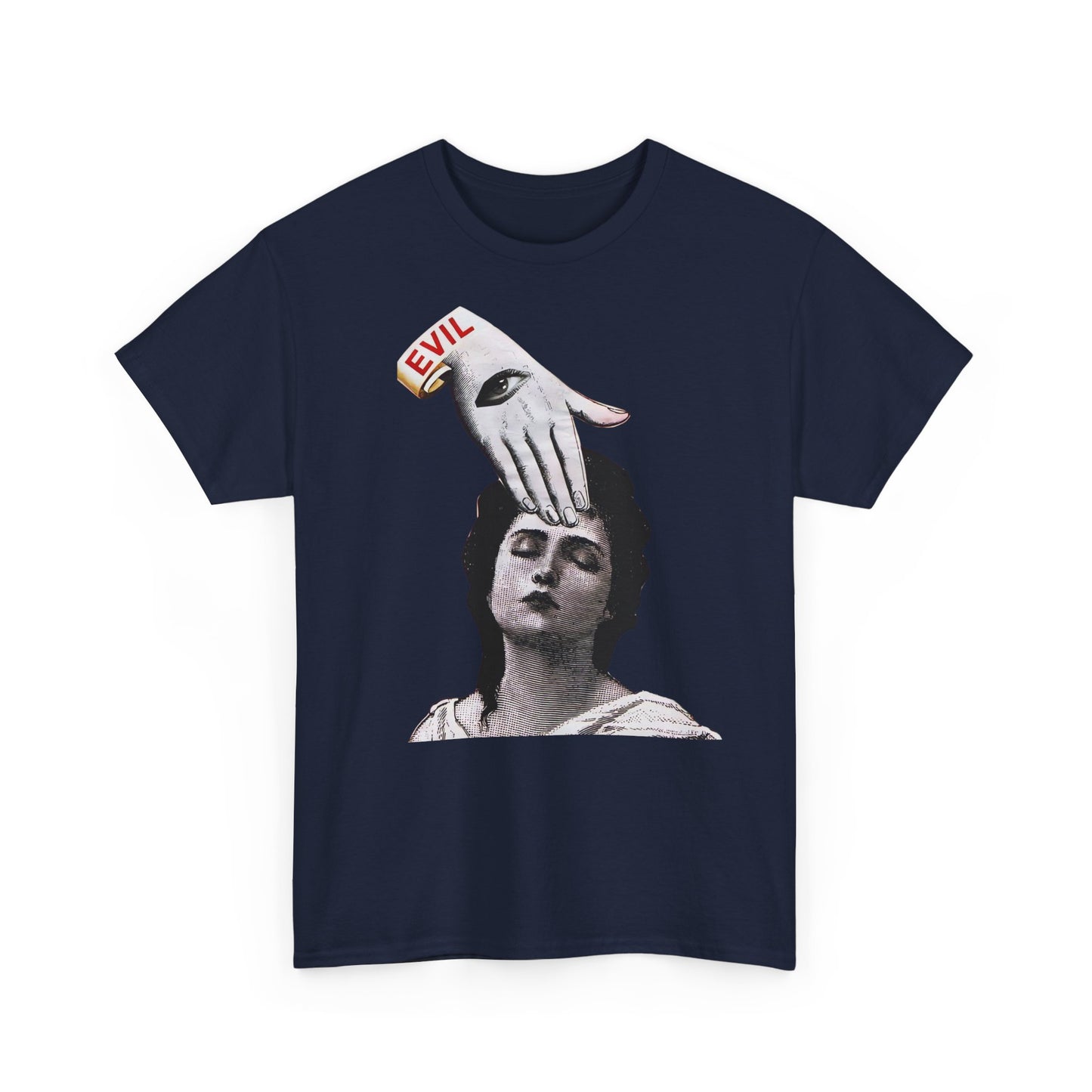 "Evil_mind" Heavy fabric T-Shirt