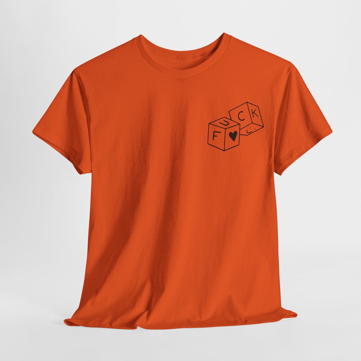 "The_dice" Heavy fabric T-Shirt