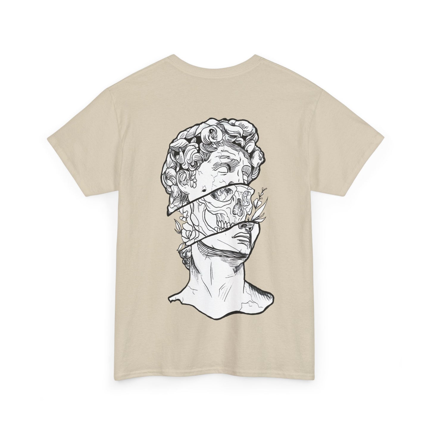 "Leo_Skull" Back Heavy fabric T-Shirt