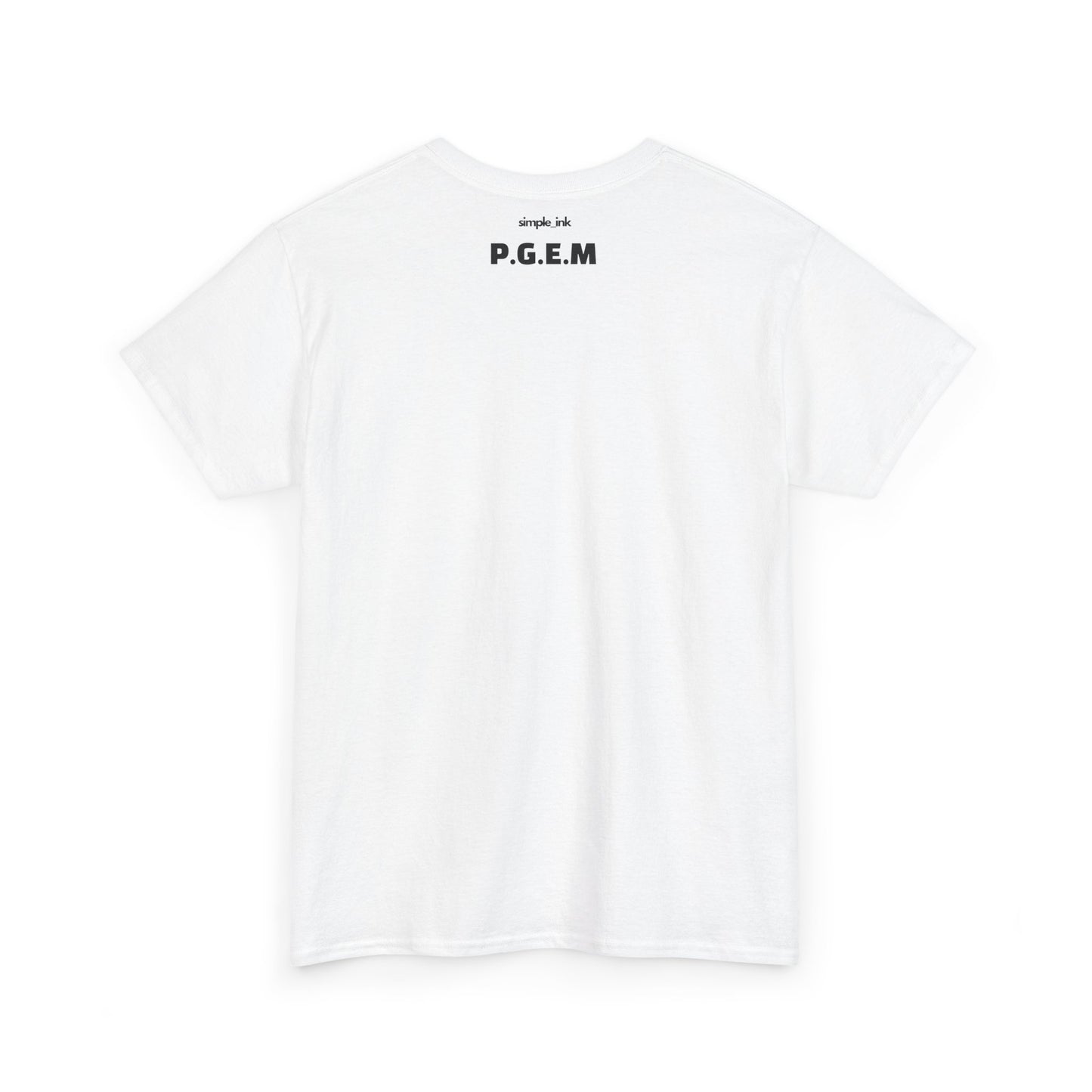 "P.G.E.M small” Heavy fabric T-Shirt.