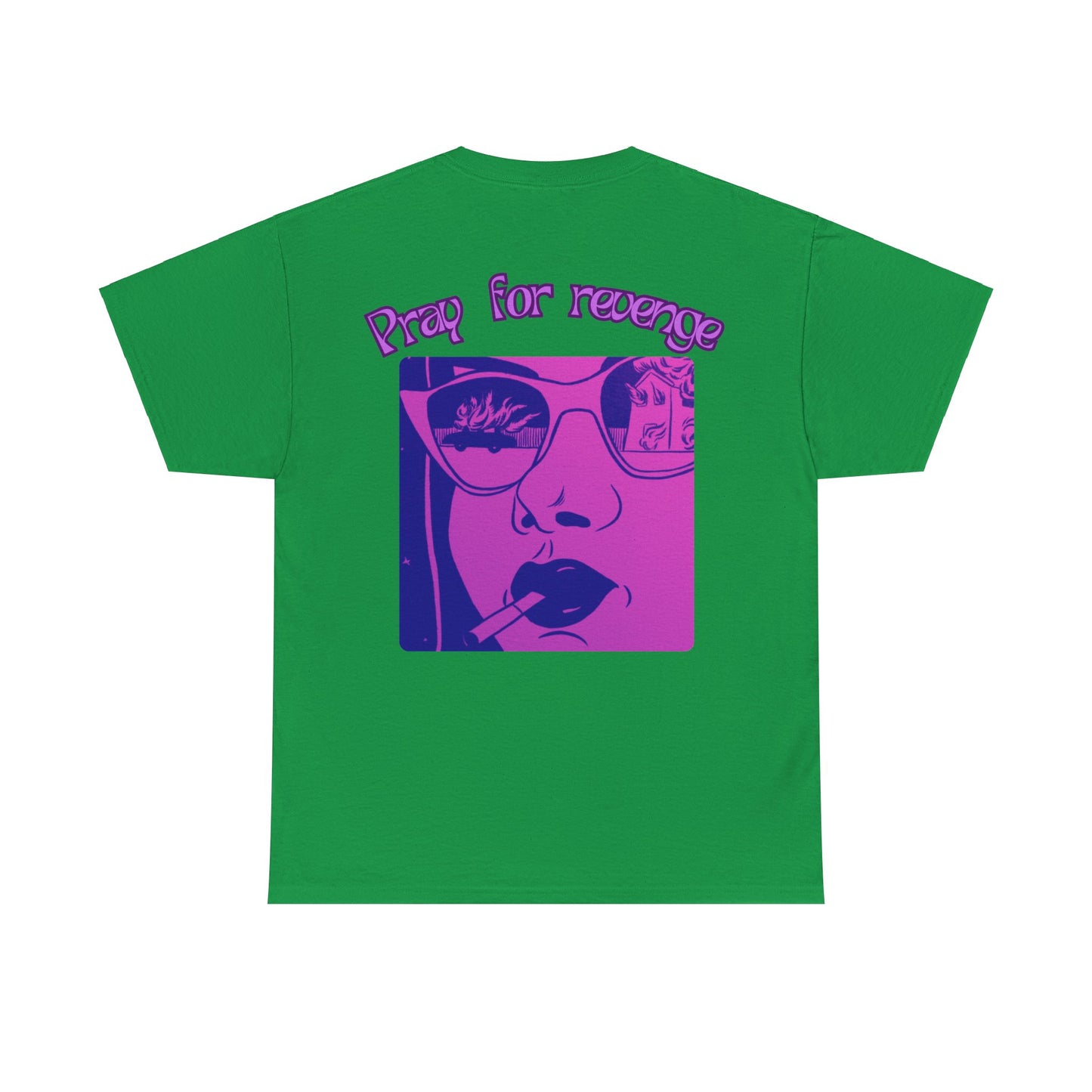 "Pray" Back print Heavy fabric T-Shirt