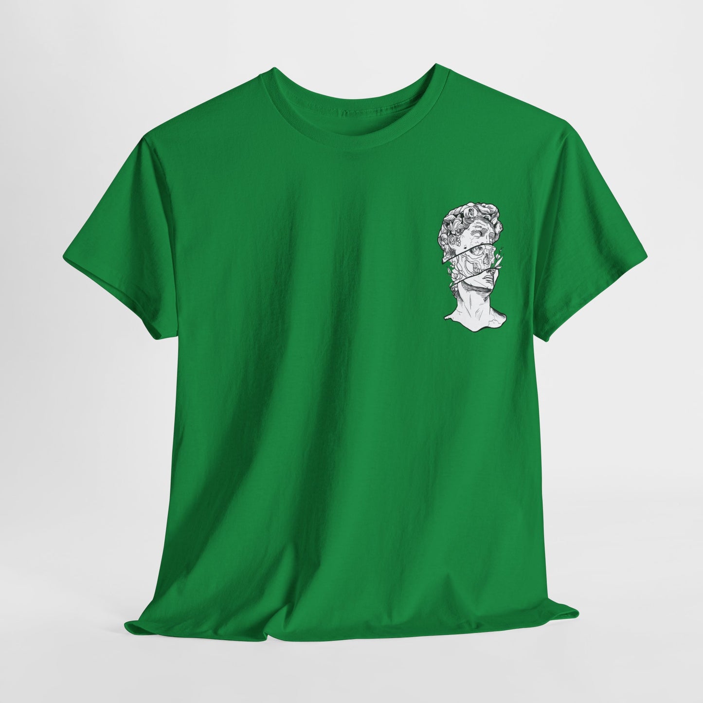 "Leo_Skull" Back Heavy fabric T-Shirt