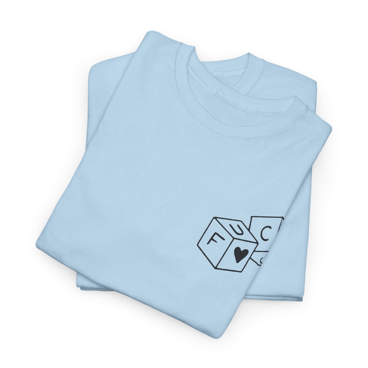 "The_dice" Heavy fabric T-Shirt