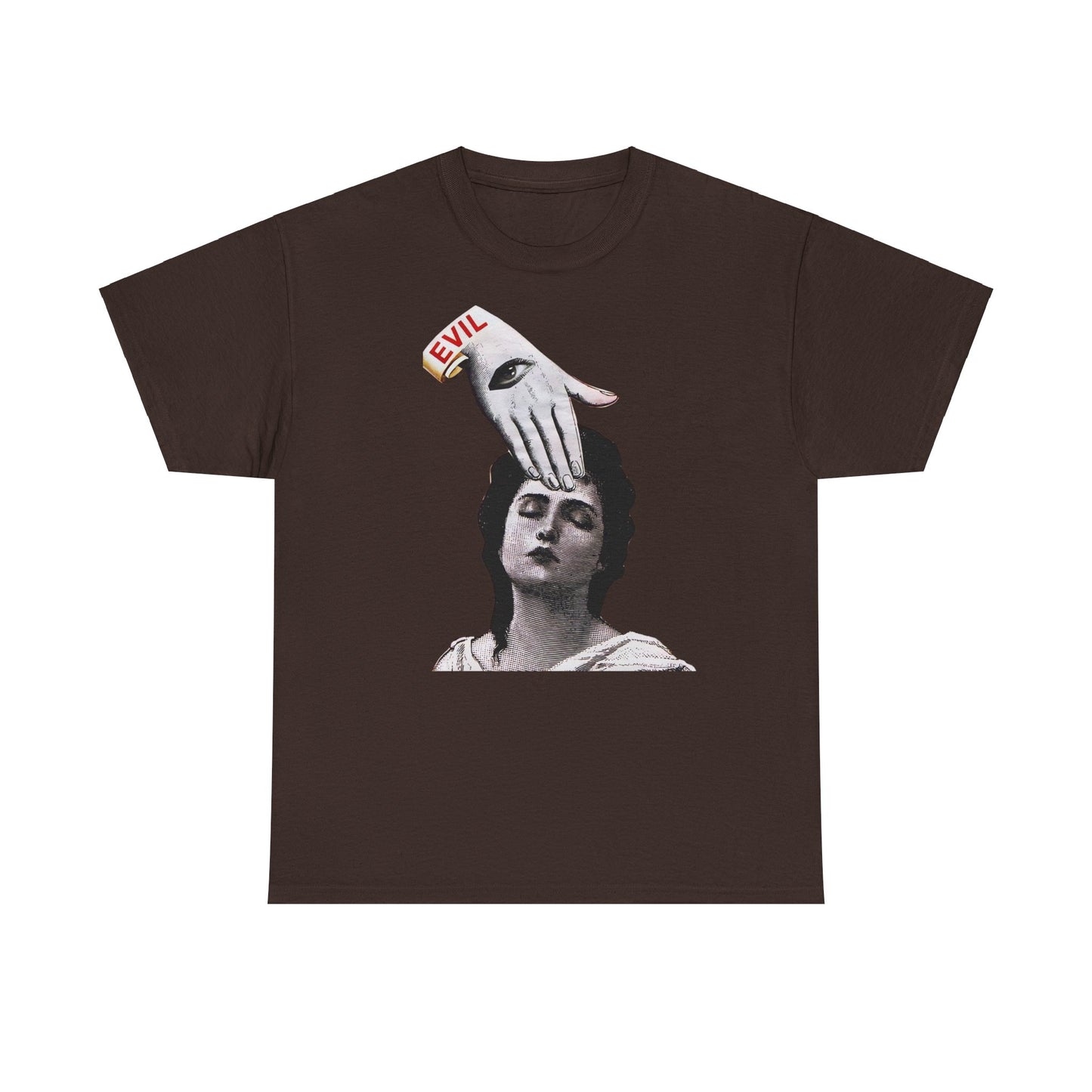 "Evil_mind" Heavy fabric T-Shirt