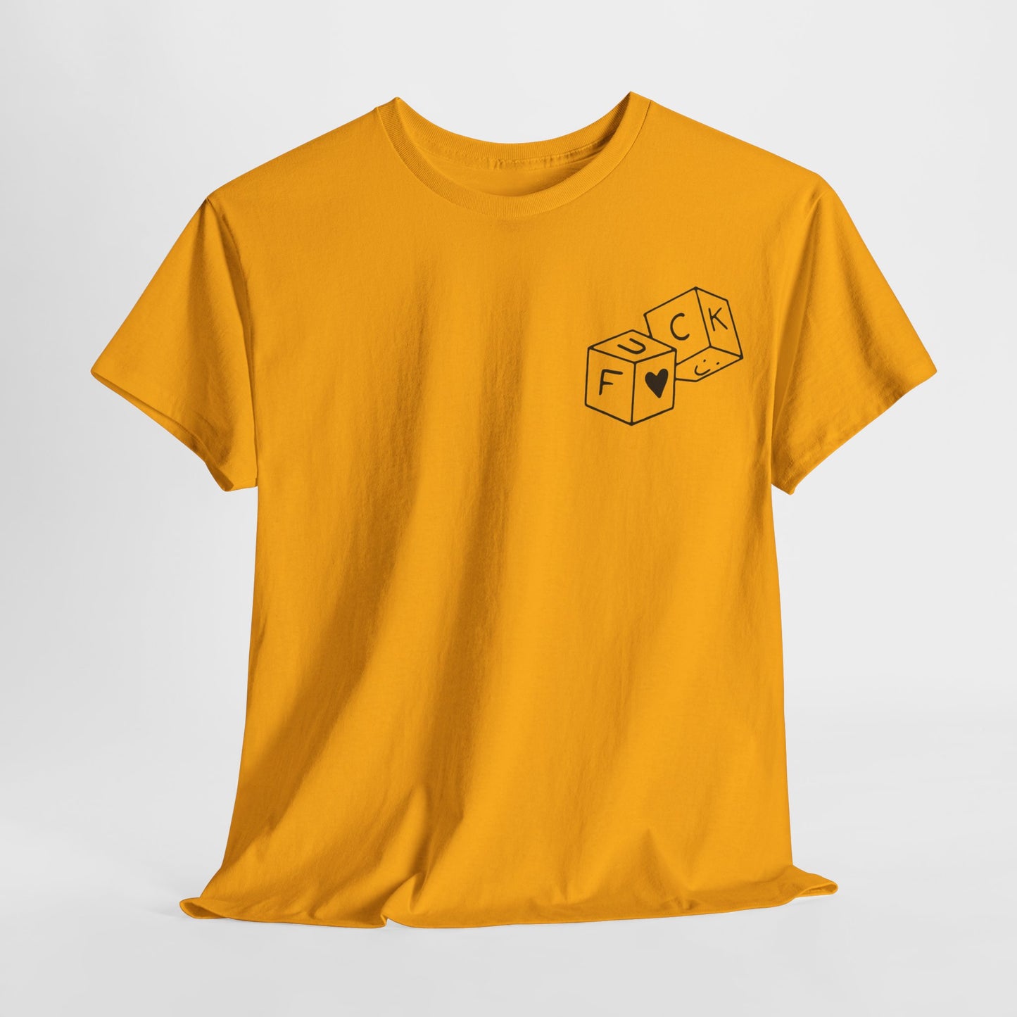 "The_dice" Heavy fabric T-Shirt