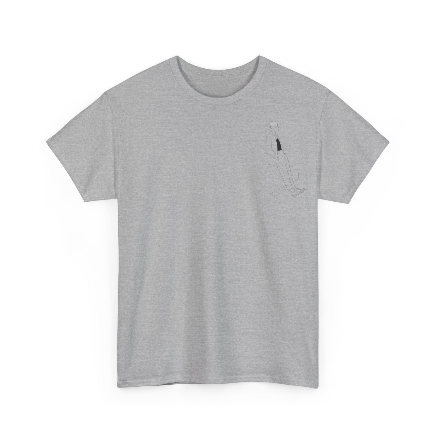 "Head_in_the_clouds” Heavy fabric T-Shirt by Kantlijn