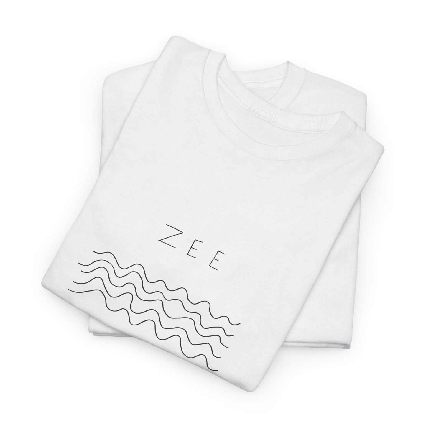 "de ZEE” Heavy fabric T-Shirt.