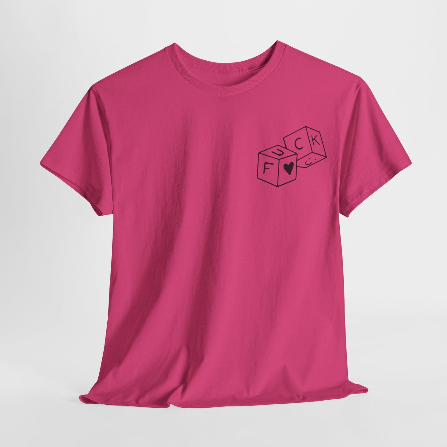 "The_dice" Heavy fabric T-Shirt