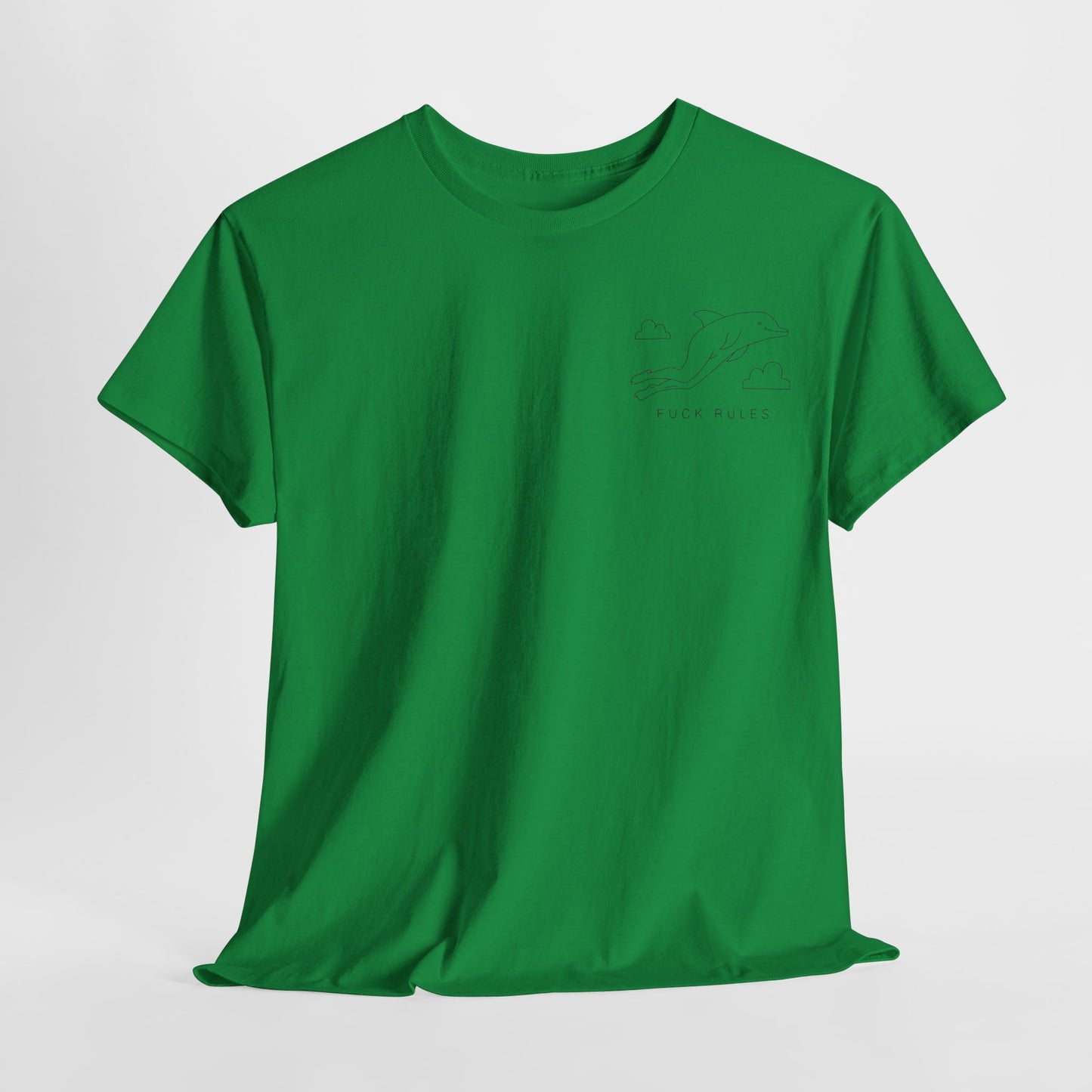 "Fuck_rules" Heavy fabric T-Shirt