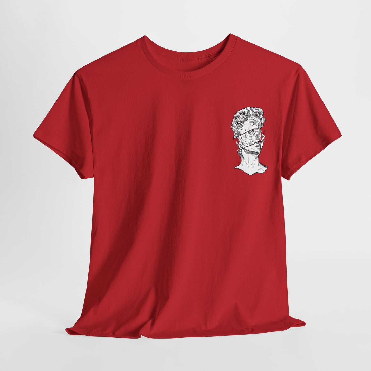"Leo_Skull" Back Heavy fabric T-Shirt