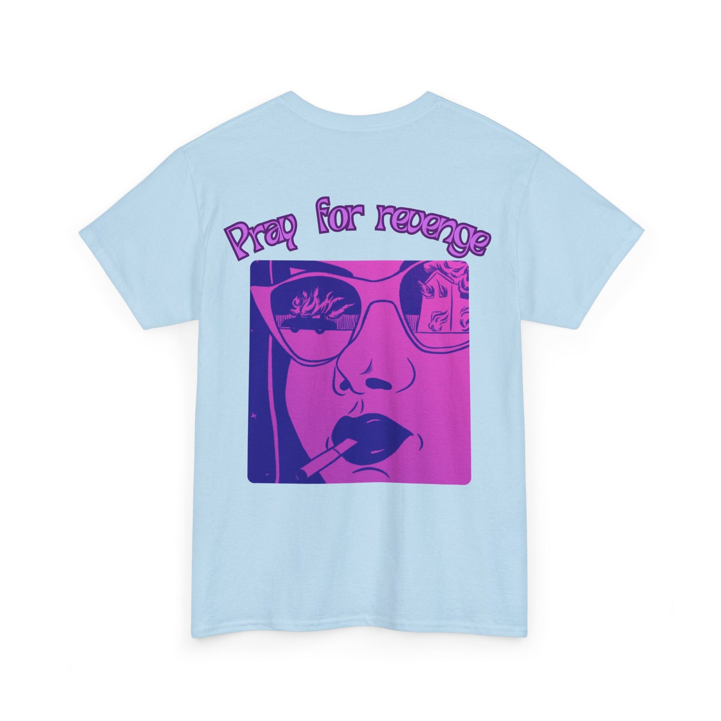 "Pray" Back print Heavy fabric T-Shirt