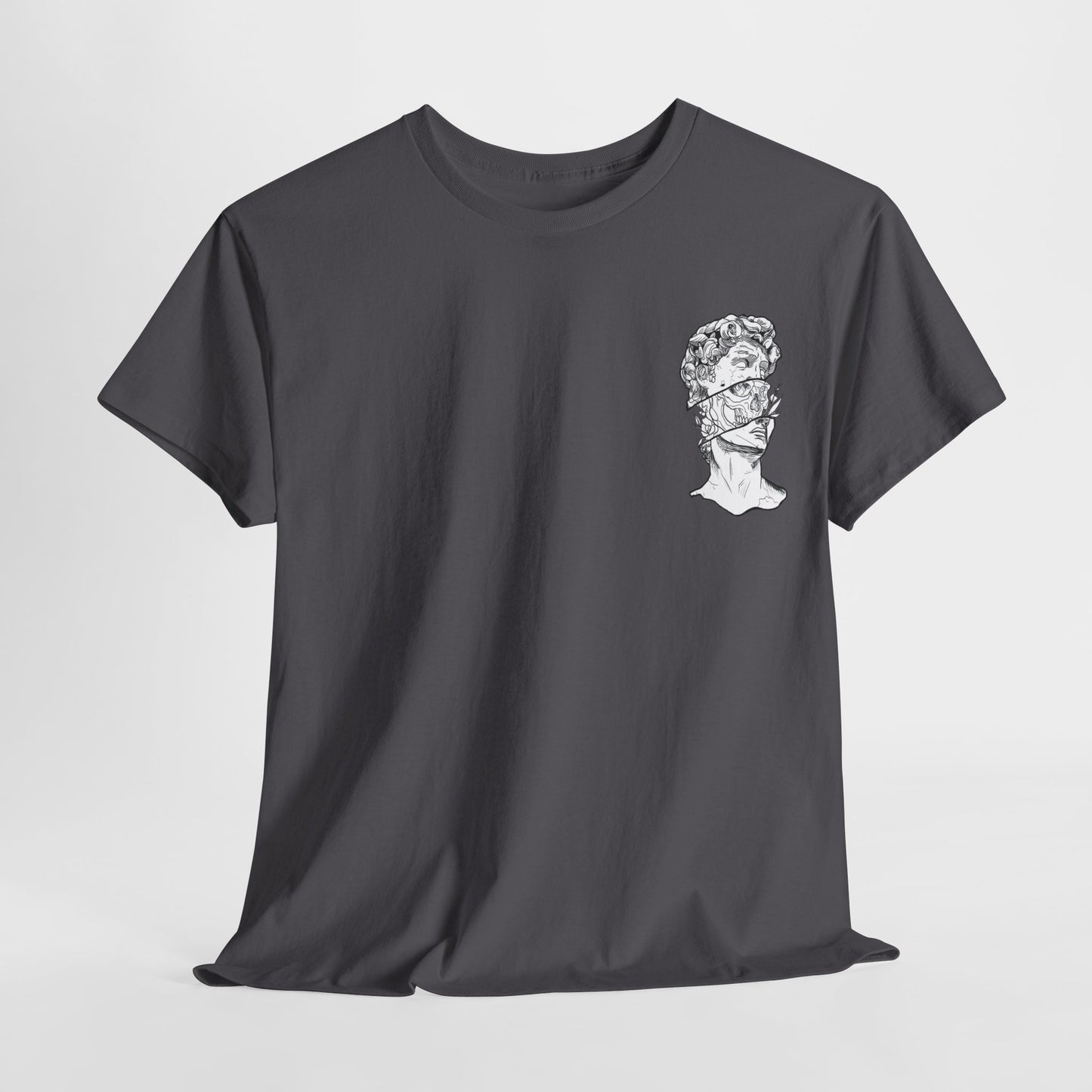 "Leo_Skull" Back Heavy fabric T-Shirt