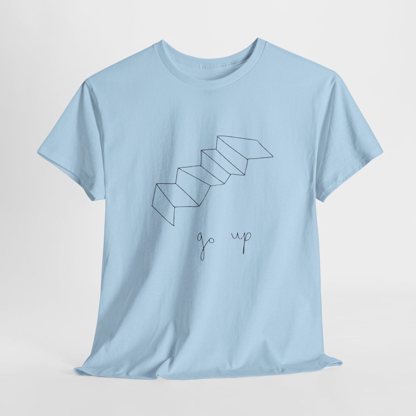 "Go up” Heavy fabric T-Shirt.