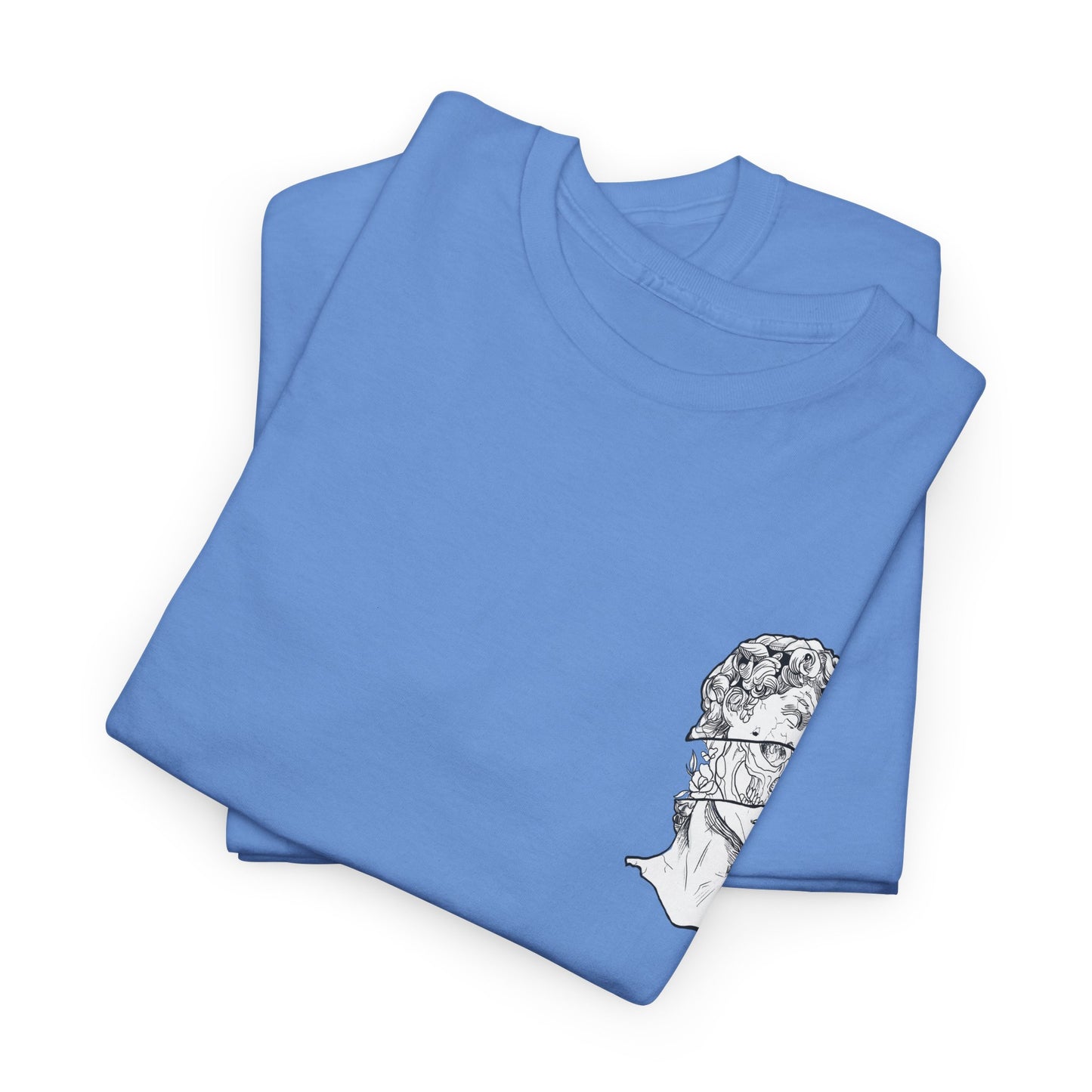 "Leo_Skull" Back Heavy fabric T-Shirt