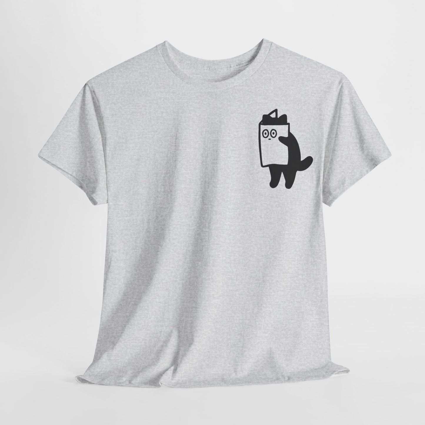 "Cat_A_Boo" Heavy fabric T-Shirt