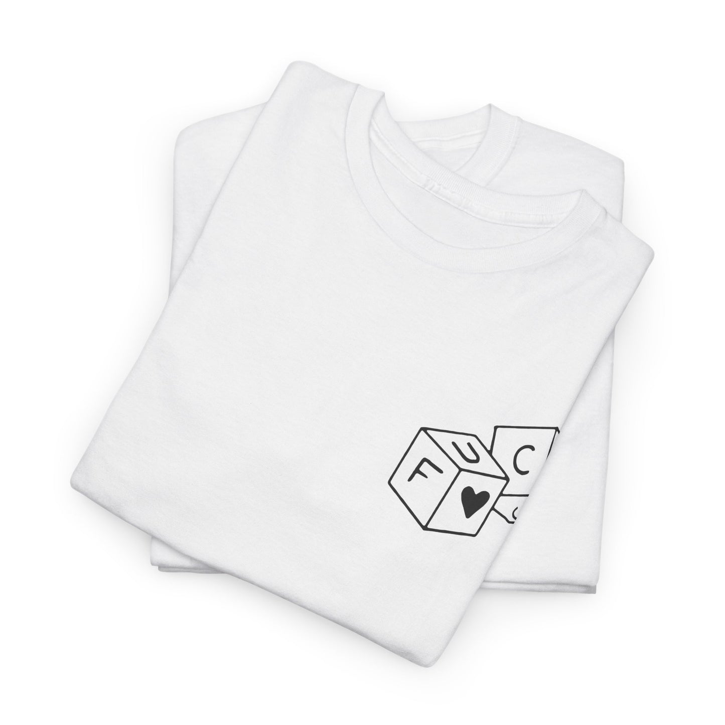 "The_dice" Heavy fabric T-Shirt