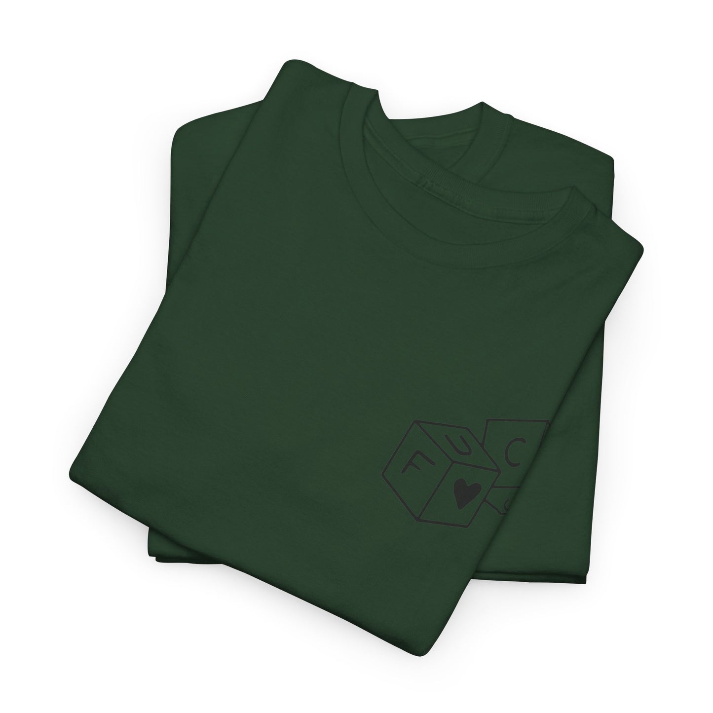 "The_dice" Heavy fabric T-Shirt