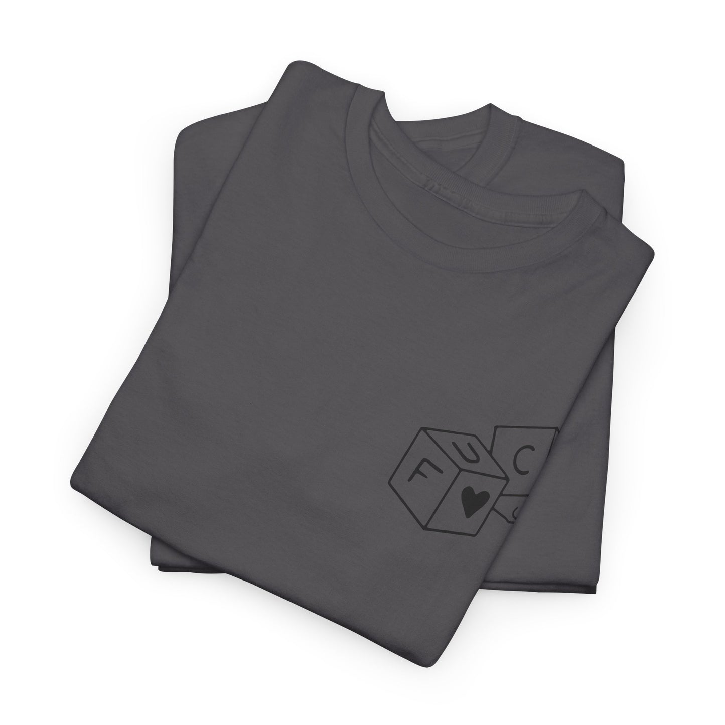 "The_dice" Heavy fabric T-Shirt