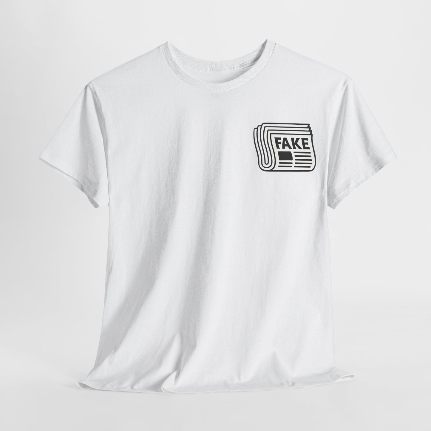 "Fake_news" Heavy fabric T-Shirt