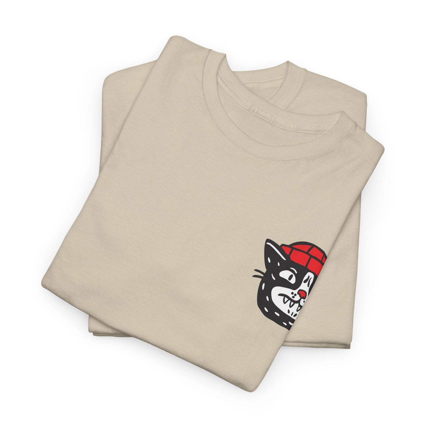 "Beeny_Cat" Heavy fabric T-Shirt