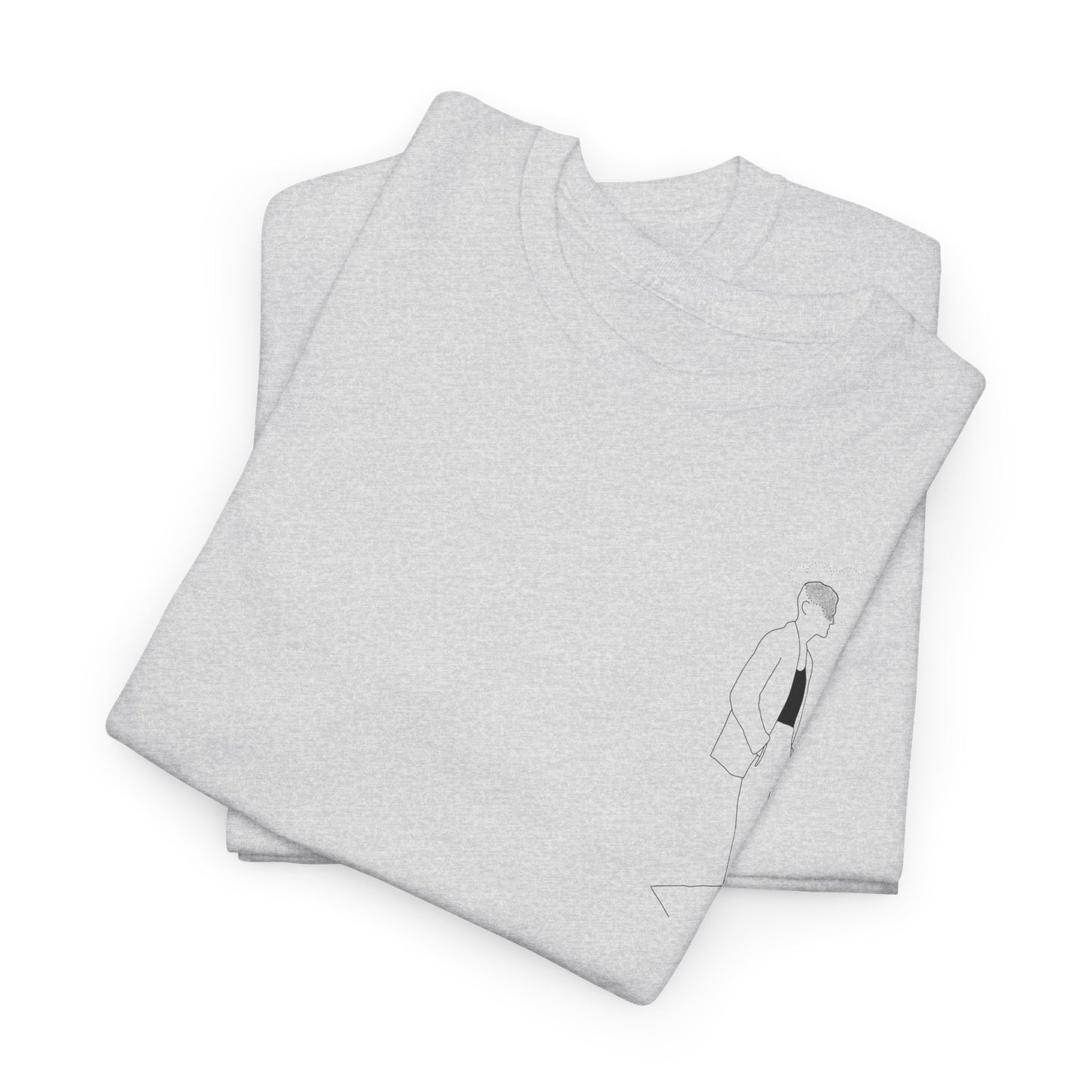 "Head_in_the_clouds” Heavy fabric T-Shirt by Kantlijn