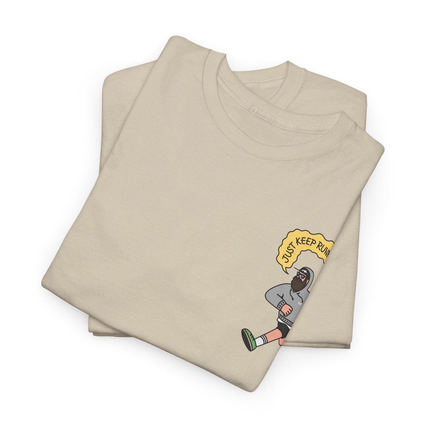 "Run_Meister" Heavy fabric T-Shirt