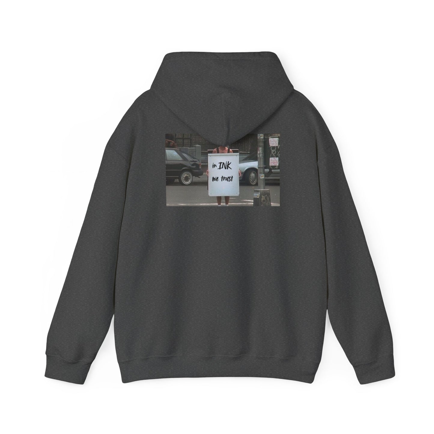 "inked bruce” back Heavy fabric Hoodie