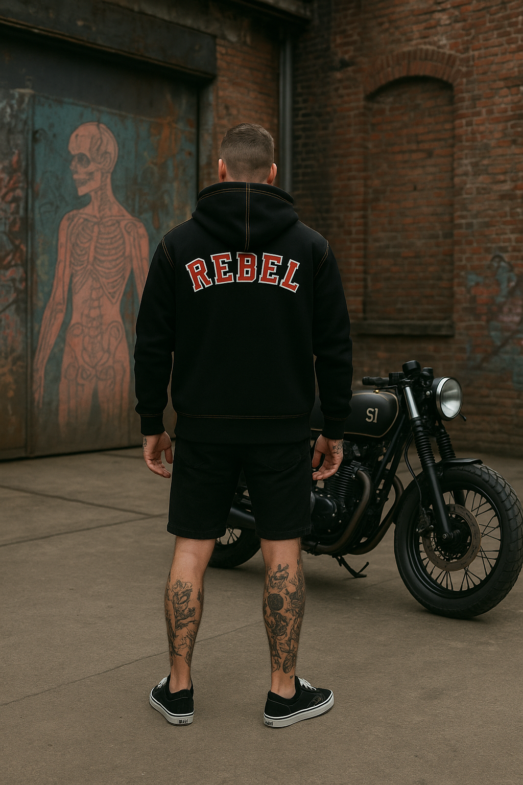 NEW Collection "REBEL" HOODIE ultra heavy fabric limited edition