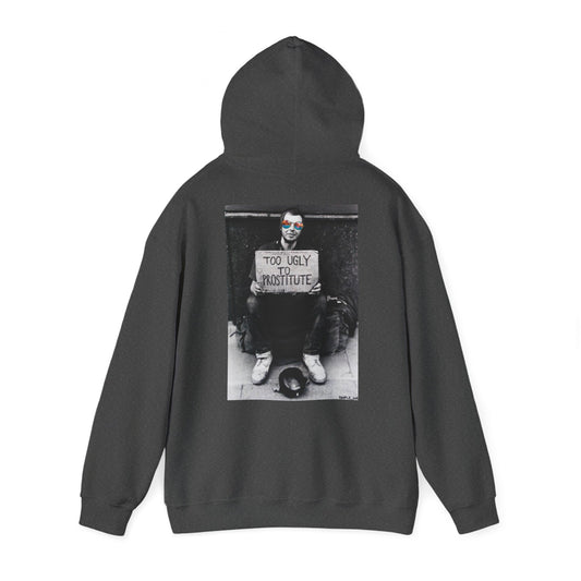 "Too Ugly” back Heavy fabric Hoodie