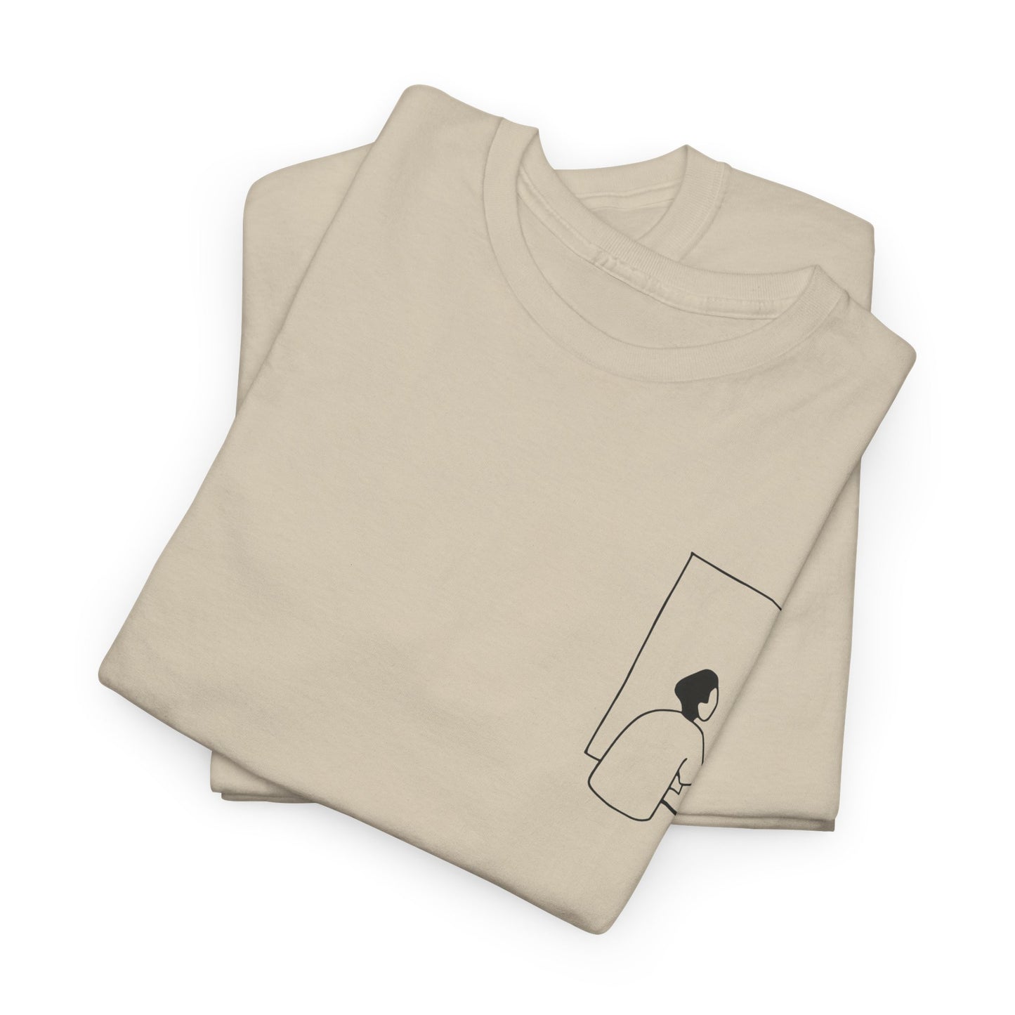 "Window Dreamer” Heavy fabric T-Shirt by Kantlijn