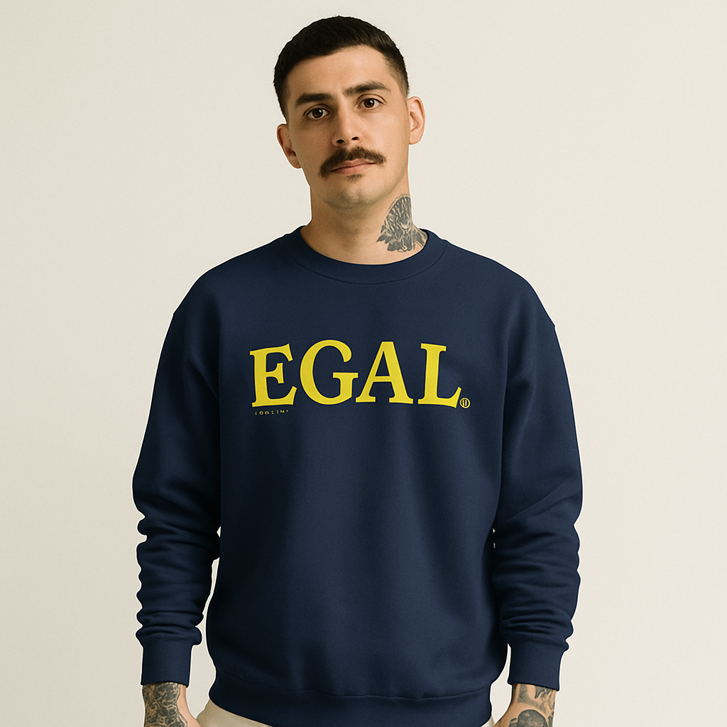 "EGAL” Heavy fabric Sweatshirt.