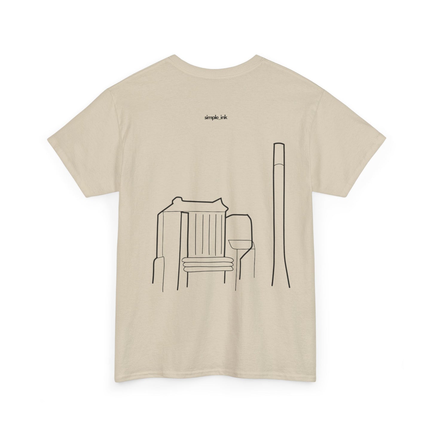 "P.G.E.M back" Heavy fabric T-Shirt