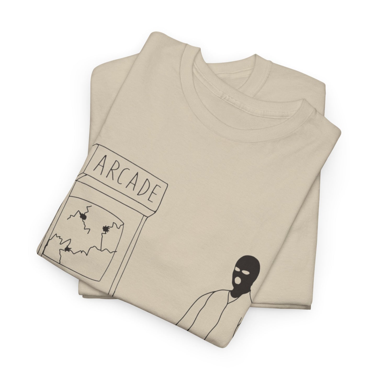 "Bataclava Boy” Heavy fabric T-Shirt.