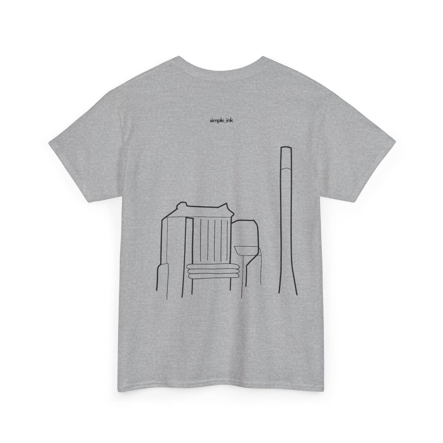 "P.G.E.M back" Heavy fabric T-Shirt